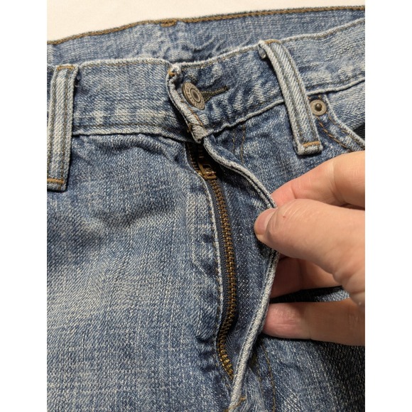 Levis 514 Slim Straight - Men 32x30 Denim Blue Jeans - Picture 13 of 16